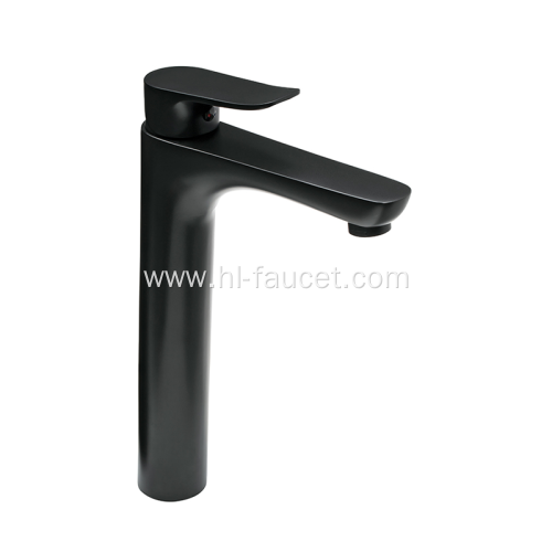 Wholesale Black Brass Single Hole Basin Faucet